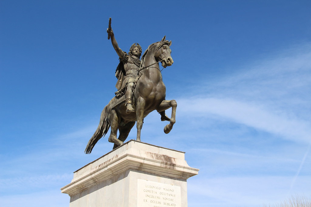 Montpellier - Statue de Louis XIV