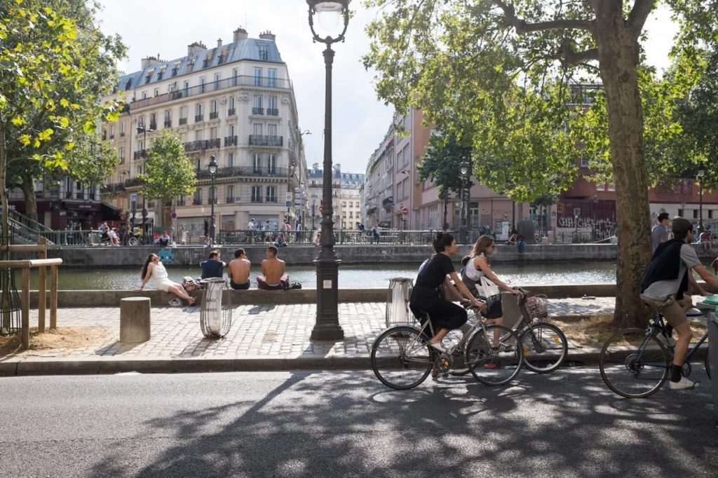 Place de la République Paris Biking