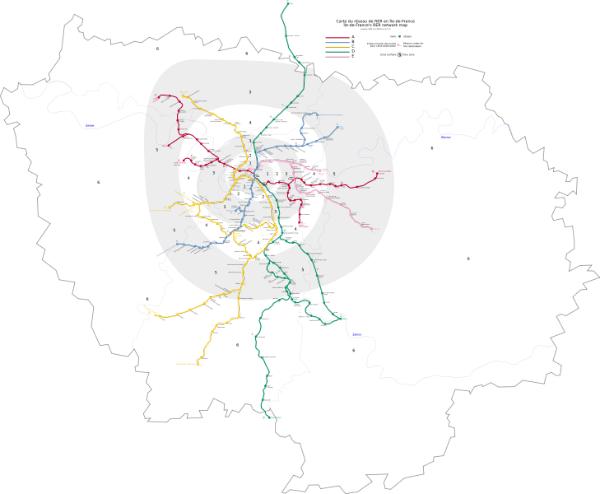 RER Trains Guide Around The City