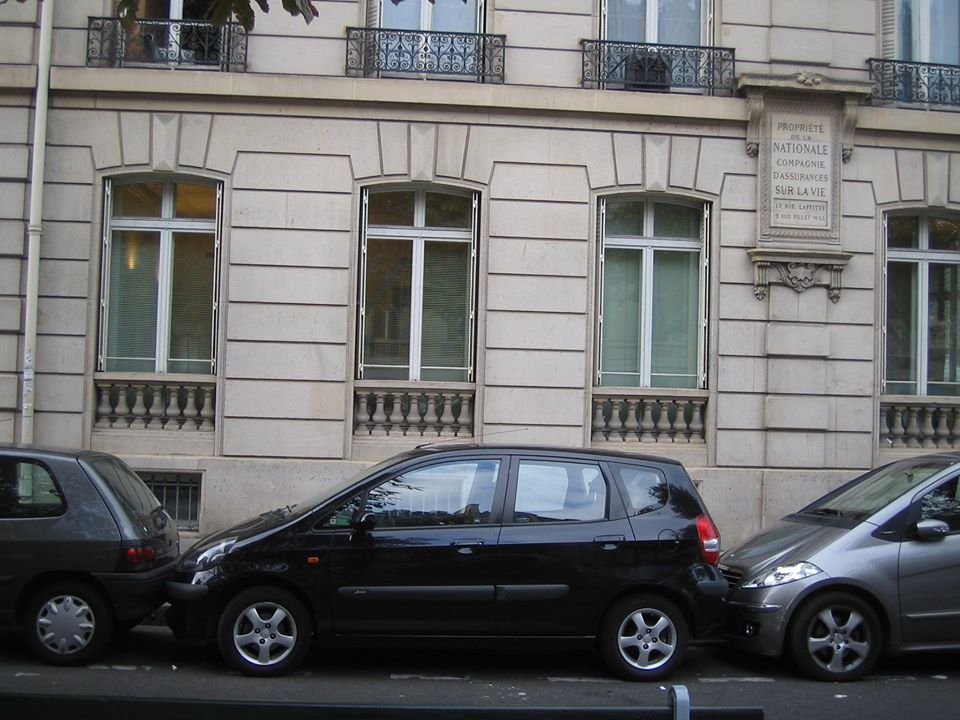 typical Paris Street Parking