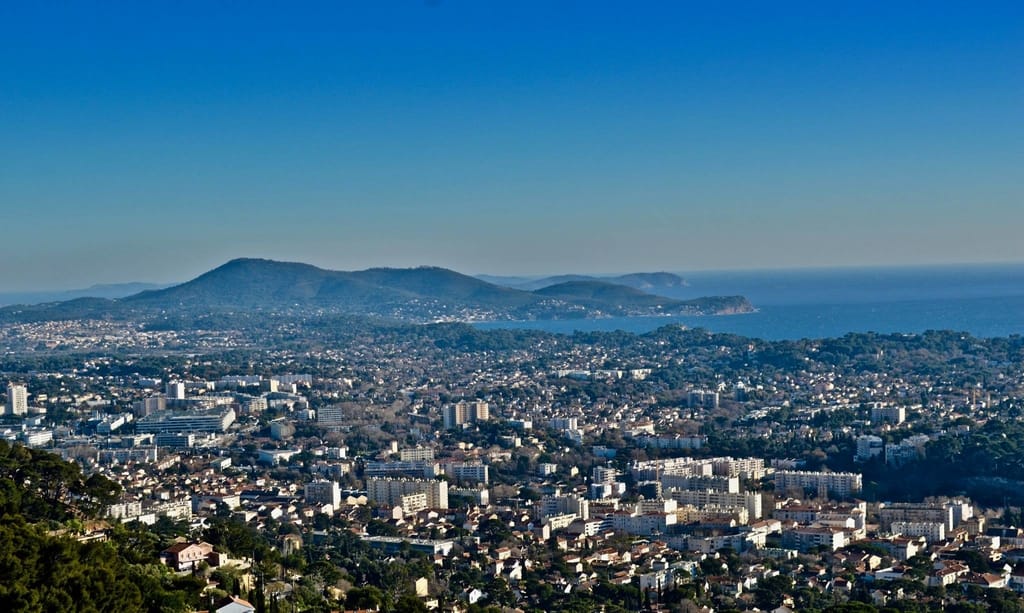 Toulon View From Mont Faron