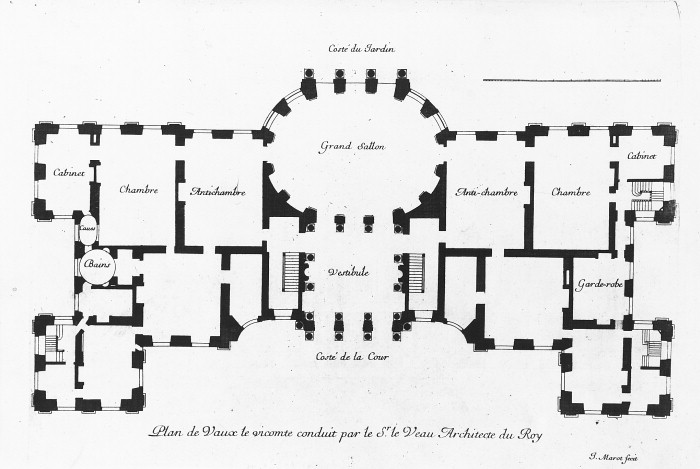 vaux le vicomte plan