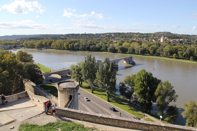 Go to the Pont St. Bénézet in Avignon