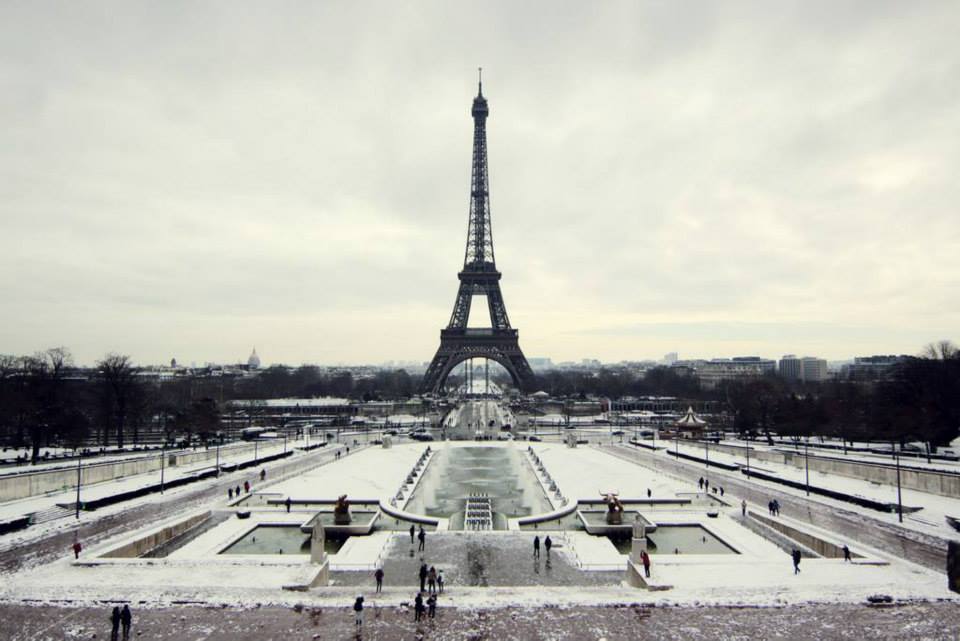 Traveling to Paris in The Winter