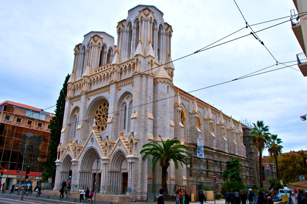 Basilique Notre-Dame de Nice in the French Riviera