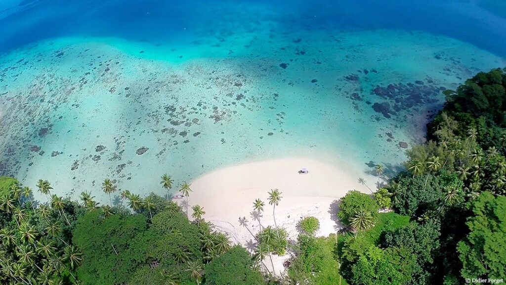 Huahine Island in French Polynesia