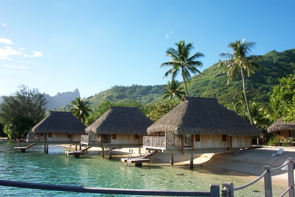 Moorea Island in French Polynesia