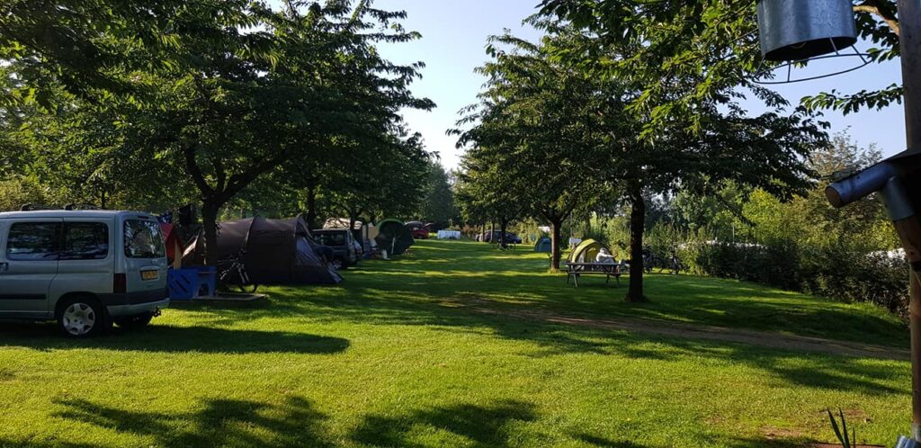 Camping in Hot Weather in France