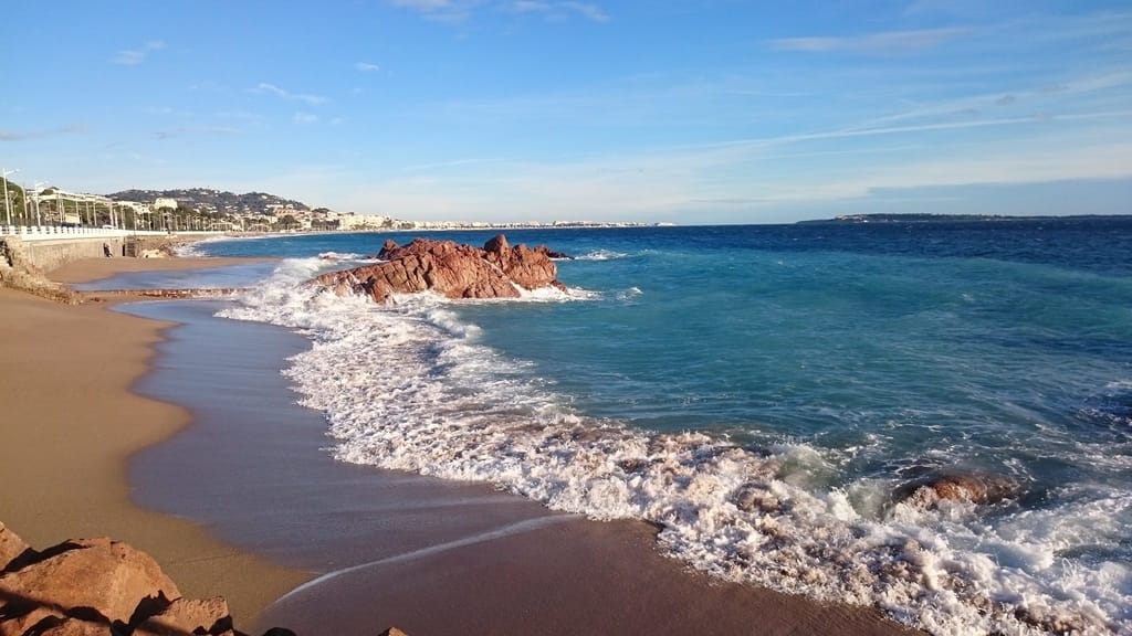 Plage de la Bocca in Cannes