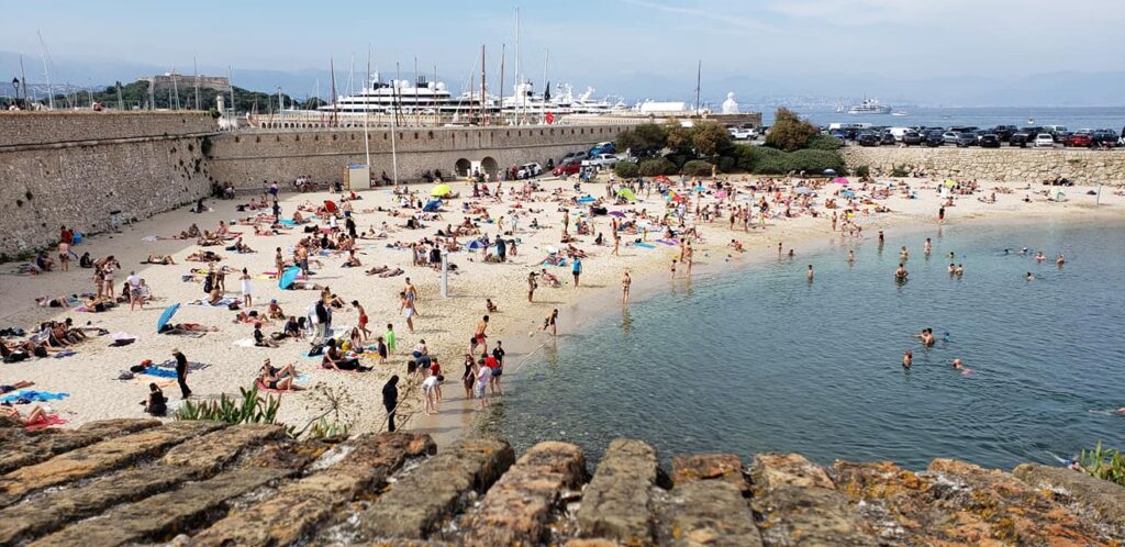 Plage de la Gravette, Antibes Beach