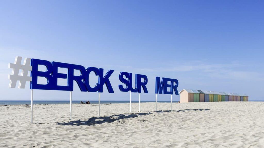 Berck sur Mer Beach in North France
