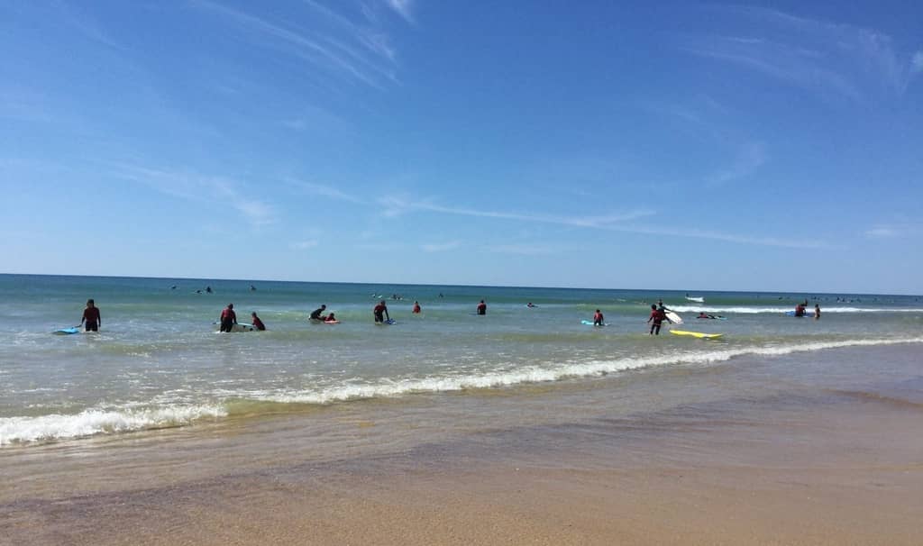 Marine Lake Beach in Vieux Boucau