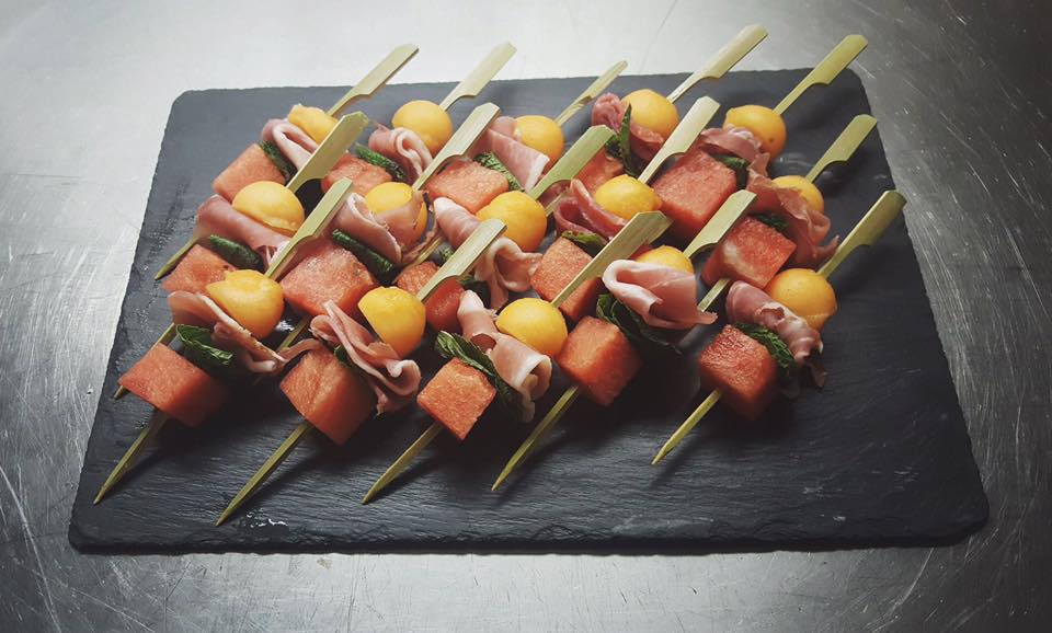 Brochettes Parme Melon