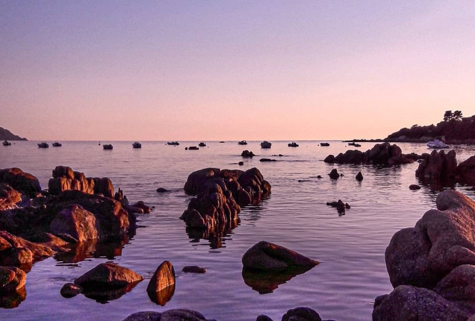 Where to watch the sunset in Corsica France